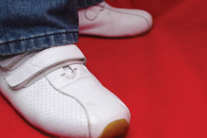 Feet placement