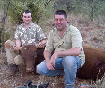 Happy hunters