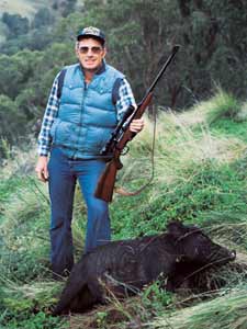 This boar was taken near the western edge of Barrington Tops National Park (elevation 5000 feet)