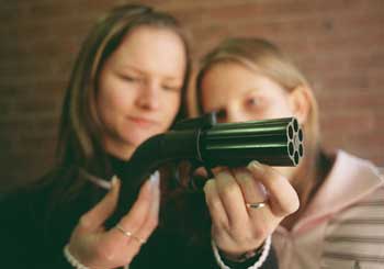 A Gold Rush-era pepperbox pistol