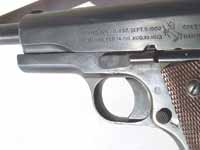 A slide lock is engaged after firing the last cartridge