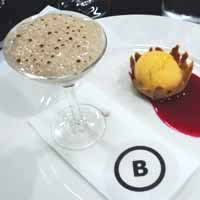 The rainforest-inspired dessert