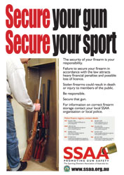 Secure your gun, secure your sport