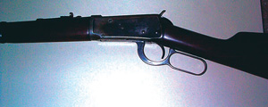 The author&rsquo;s Winchester 1894 saddle gun had apparently been carried a lot on horseback.